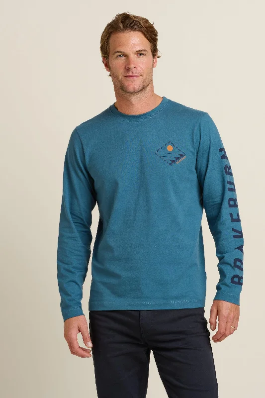 Barrel Waves Ls Tee Tough Men's Military Tough Men's Military