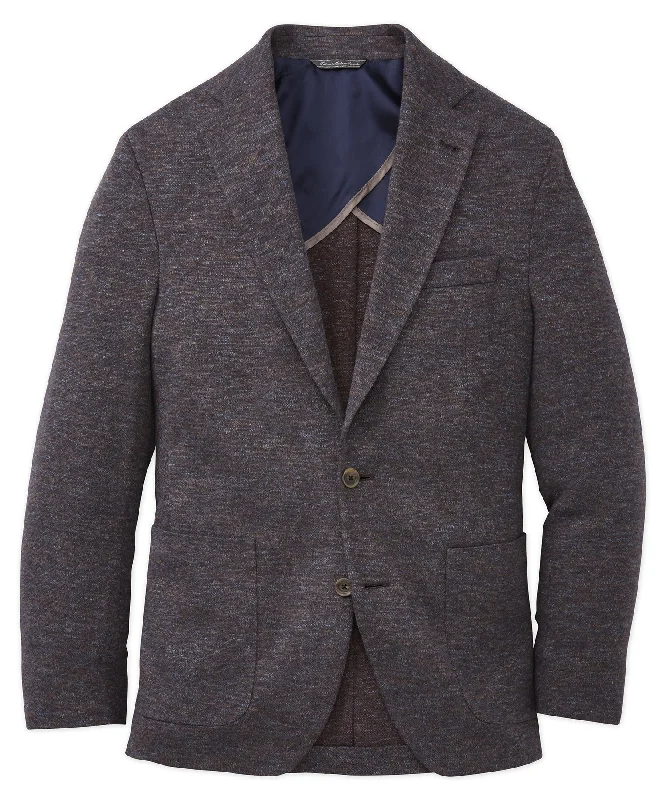 Tonal Melange Knit Blazer Modern Men's  Modern Men's 