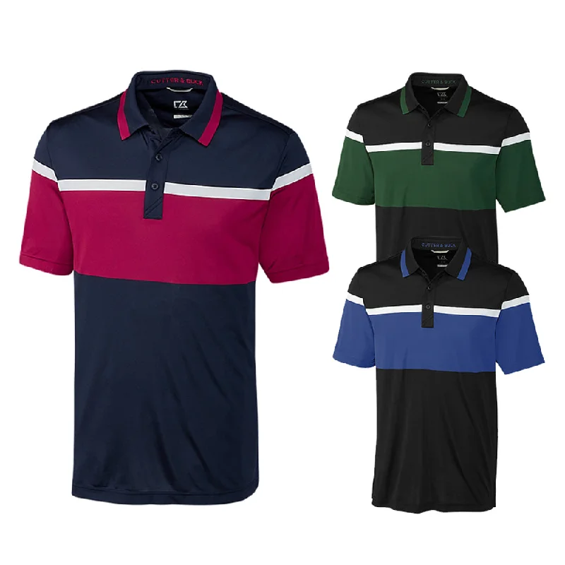 Cutter and Buck Everson Stripe Golf Polo 2019 Monochromatic Office Style Monochromatic Office Style