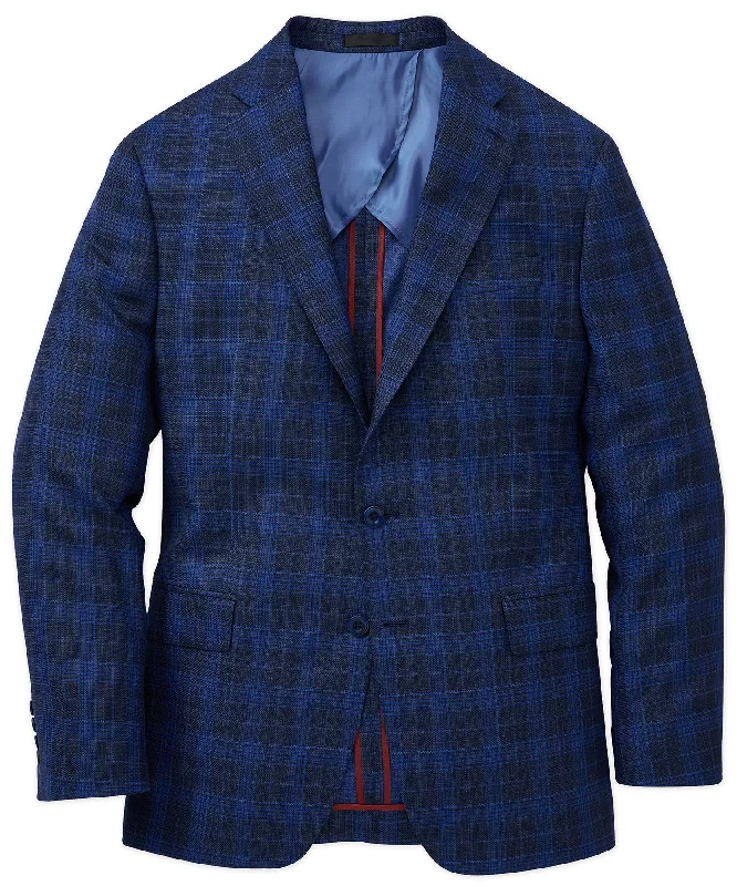 Wool Plaid Sport Coat Beach Beach