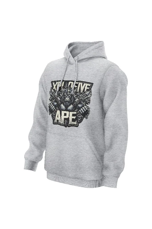 XAPE Berserker Hoodie - Sports Grey Sleek Men's Contemporary  Sleek Men's Contemporary 