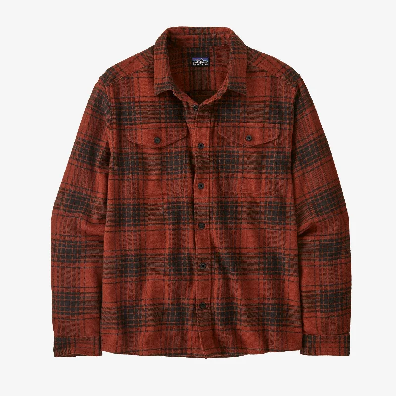 Patagonia Men's Fjord Flannel Shirt - Burnished Red Hip Men's Urban Hip Men's Urban