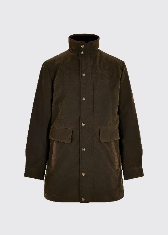 Chalkhill Wax Jacket - Olive Sleek Men's Contemporary  Sleek Men's Contemporary 