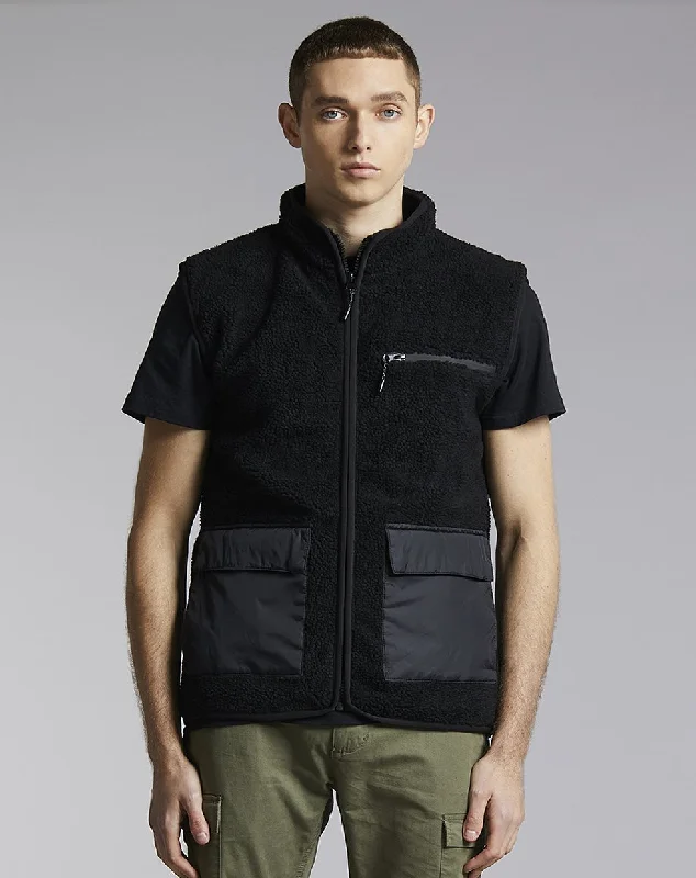 YUBA BOURG MENS GILET | BLACK Classic Men's Pin Classic Men's Pin