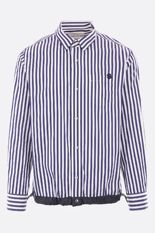 Thomas Mason striped poplin shirt Refined Men's European Refined Men's European