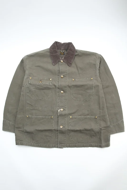 orSlow RELAX FIT COVERALL - Army Green Laid Laid