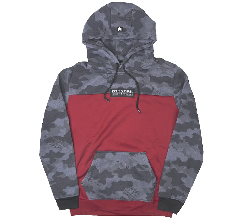 ZOO YORK LOGO HOODIE CAMO - ZY31H137 Athletic Men's Compression Athletic Men's Compression