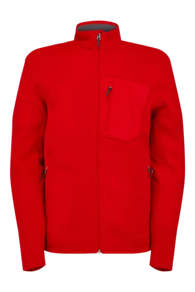 Mens Bandit Full Zip - Red (2021) Organic Organic