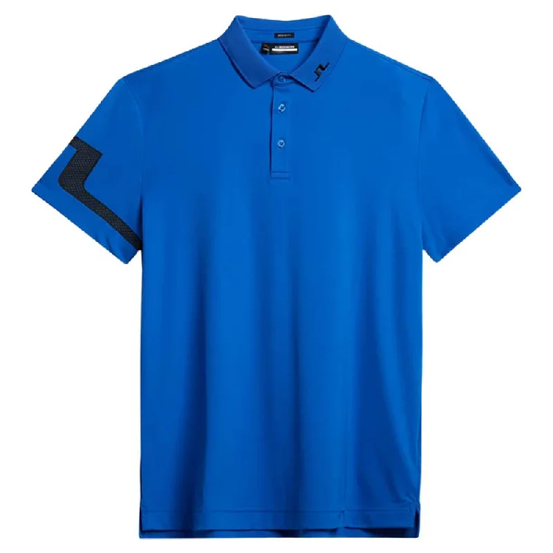 J.Lindeberg Heath Regular Fit Golf Polo Nautical Blue - SS24 Relaxed Men's Australian  Relaxed Men's Australian 