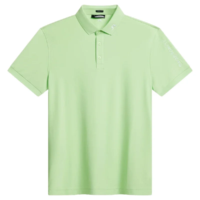 J.Lindeberg Tour Tech Slim Fit Golf Polo Paradise Green - SS24 Bohemian Men's Free Bohemian Men's Free