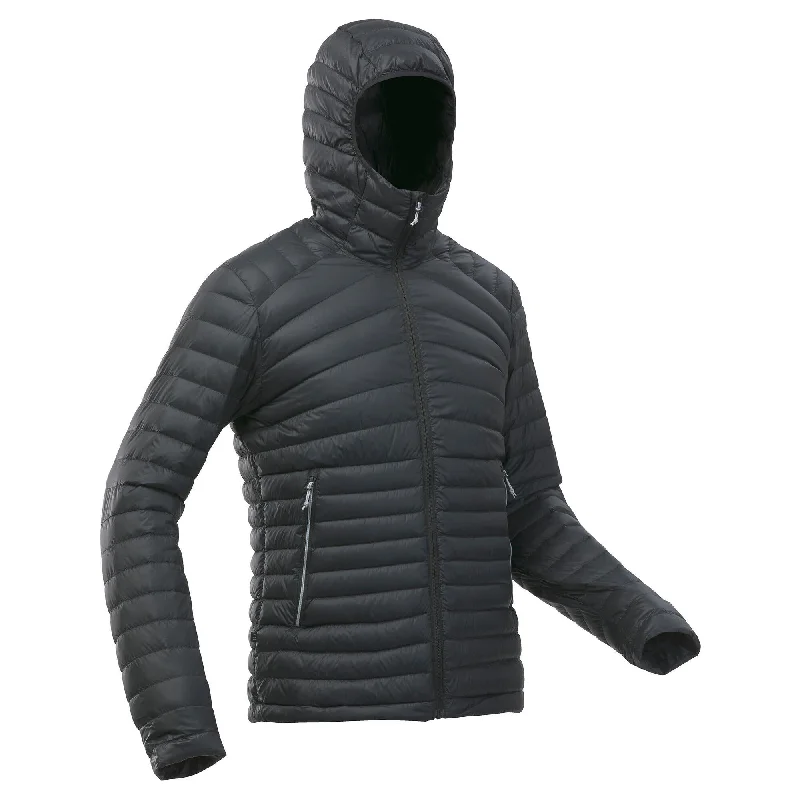 Forclaz Men's MT100 Hooded Down Puffer Jacket Sophisticated Men's  Sophisticated Men's 