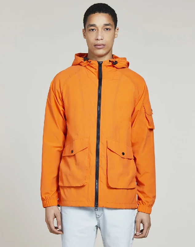 VOYAGE HOODED MENS KAGOULE | ORANGE Cozy Men's Winter Cozy Men's Winter