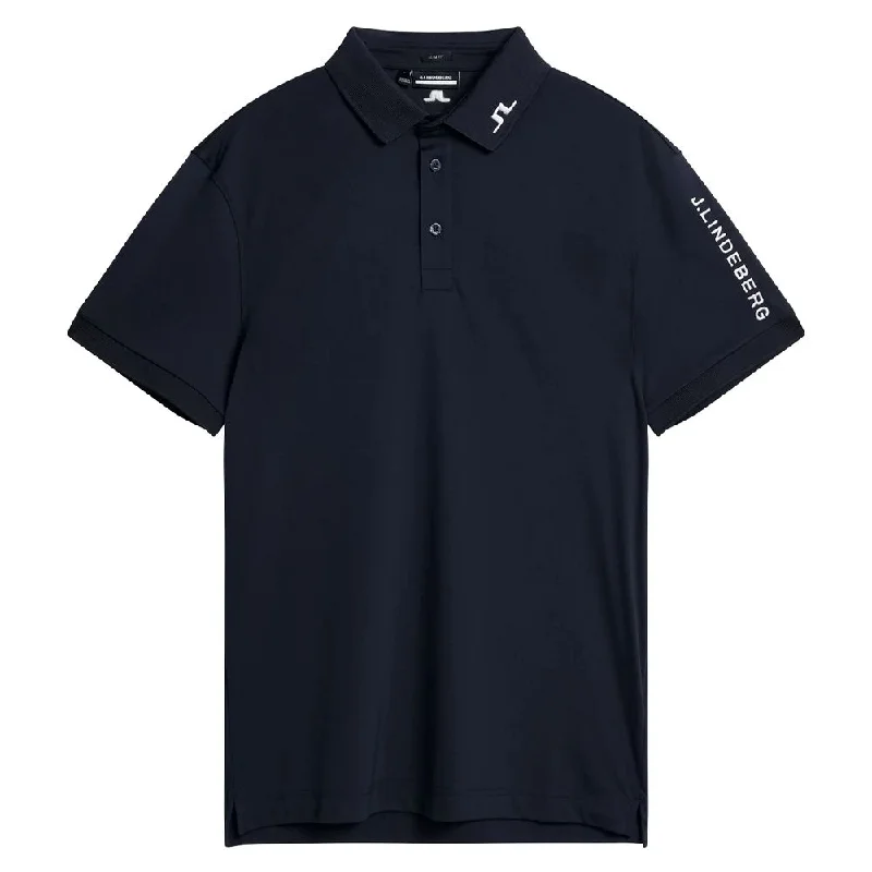 J.Lindeberg Tour Tech Slim Fit Golf Polo JL Navy - FW23 Hip Men's Urban Hip Men's Urban