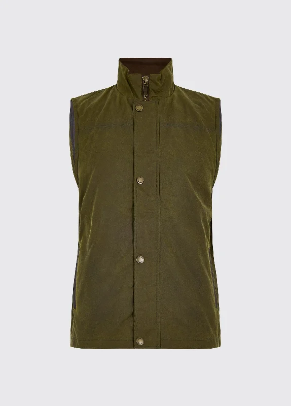 Mayfly Men's Waxed Cotton Vest - Fennel Bohemian Men's Free Bohemian Men's Free