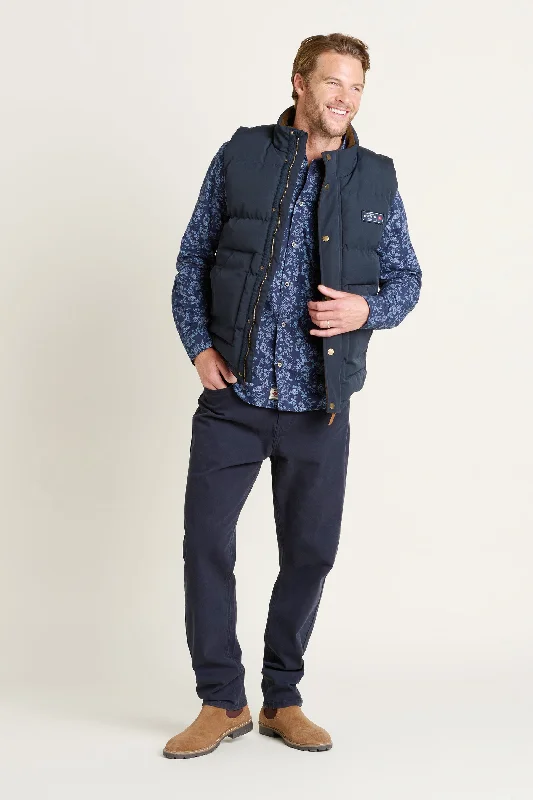 Navy Gilet Sleek Men's Contemporary  Sleek Men's Contemporary 