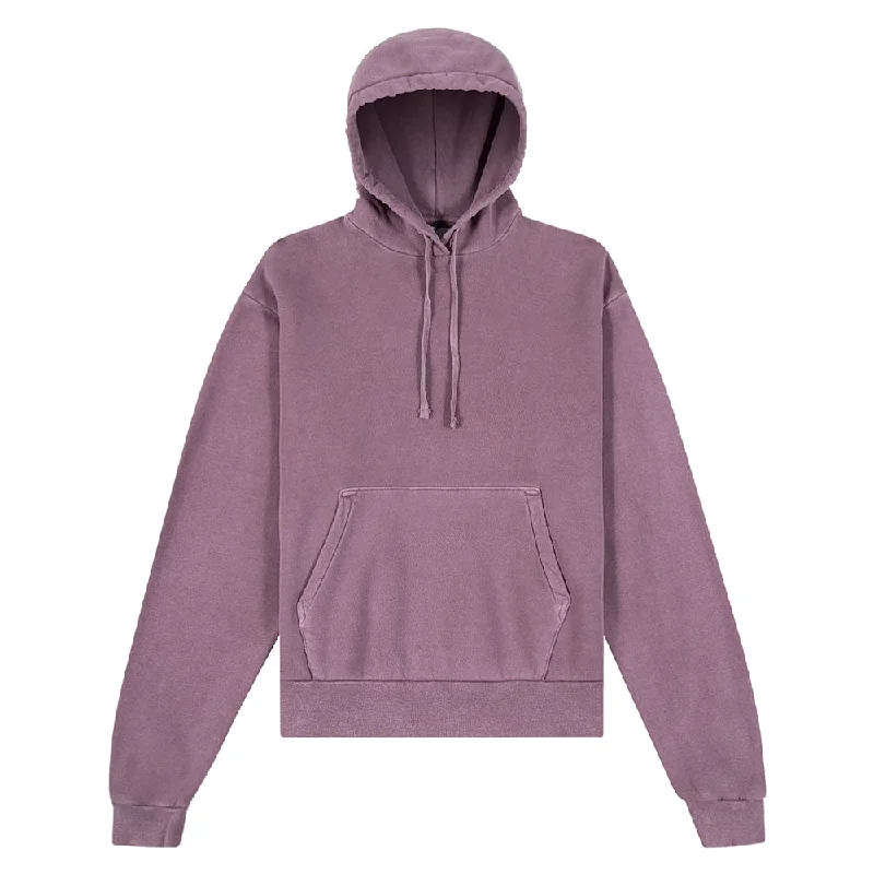 Interval Washed Hoodie | Bordeaux Sporty Men's Athleisure  Sporty Men's Athleisure 