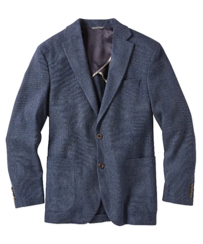 Wool Blend Melange Sport Coat Organic Organic