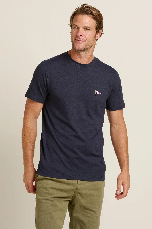 Navy Flag Tshirt Hip Men's Urban Hip Men's Urban