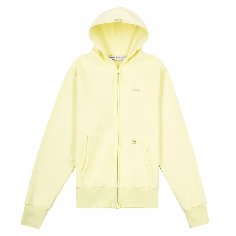 123 Core Zip-Up Hoodie | Sulphur Laid Laid