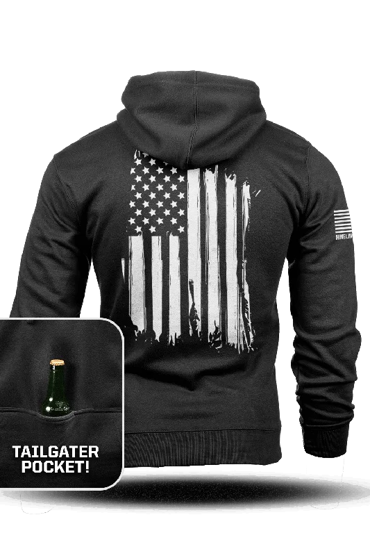 America - Tailgater Hoodie Cozy Men's Sherpa Cozy Men's Sherpa