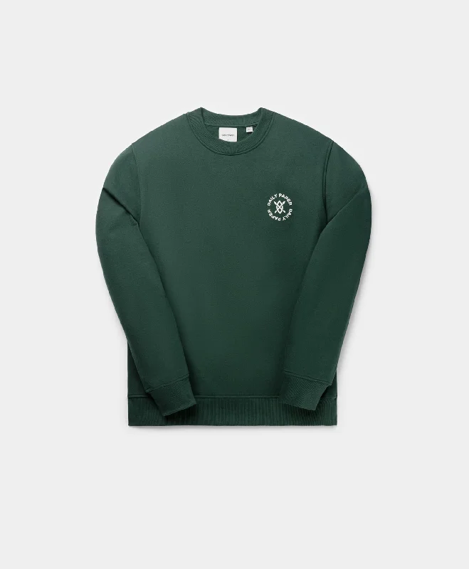 Pine Green Circle Sweater Streetwear Style Streetwear Style