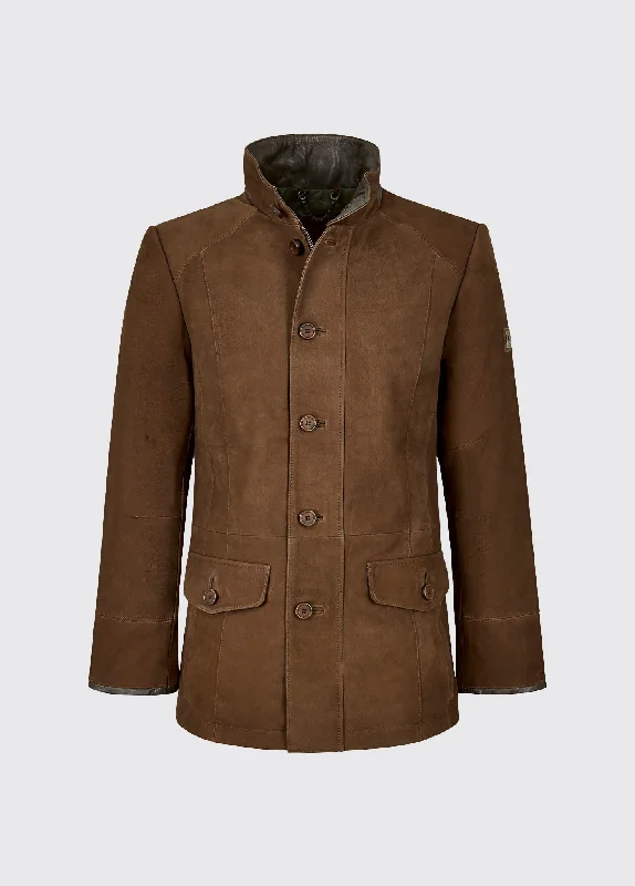 Moore Leather Jacket - Walnut Refined Men's Hand Refined Men's Hand