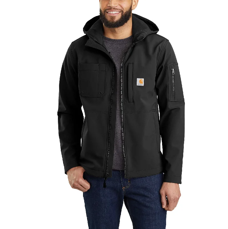 Rain Defender® Relaxed Fit Midweight Softshell Hooded Jacket Lumberjack Lumberjack