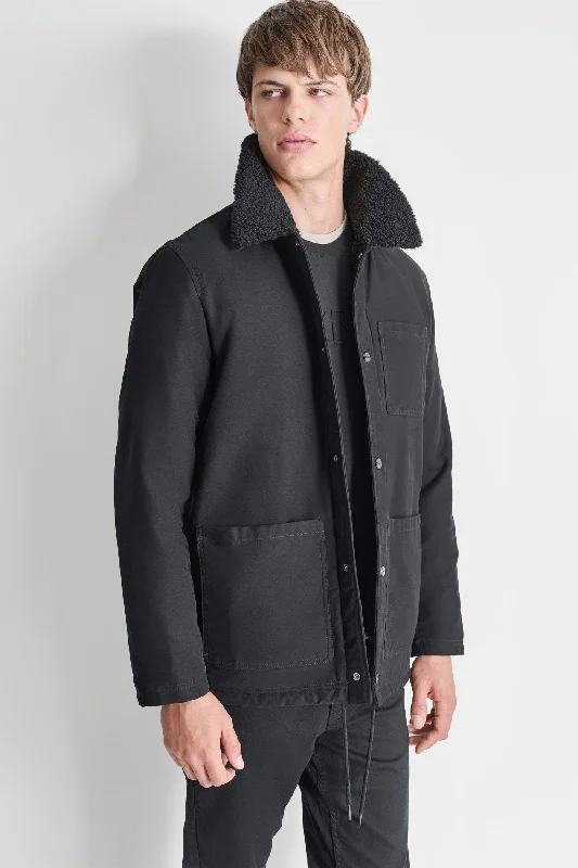 SHERPA LINED WORKER JACKET Streetwear Style Streetwear Style