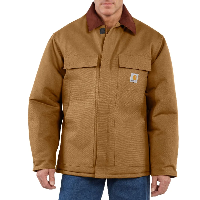 Loose Fit Firm Duck Insulated Traditional Coat - 3 Warmest Rating Cool Men's Skate Cool Men's Skate