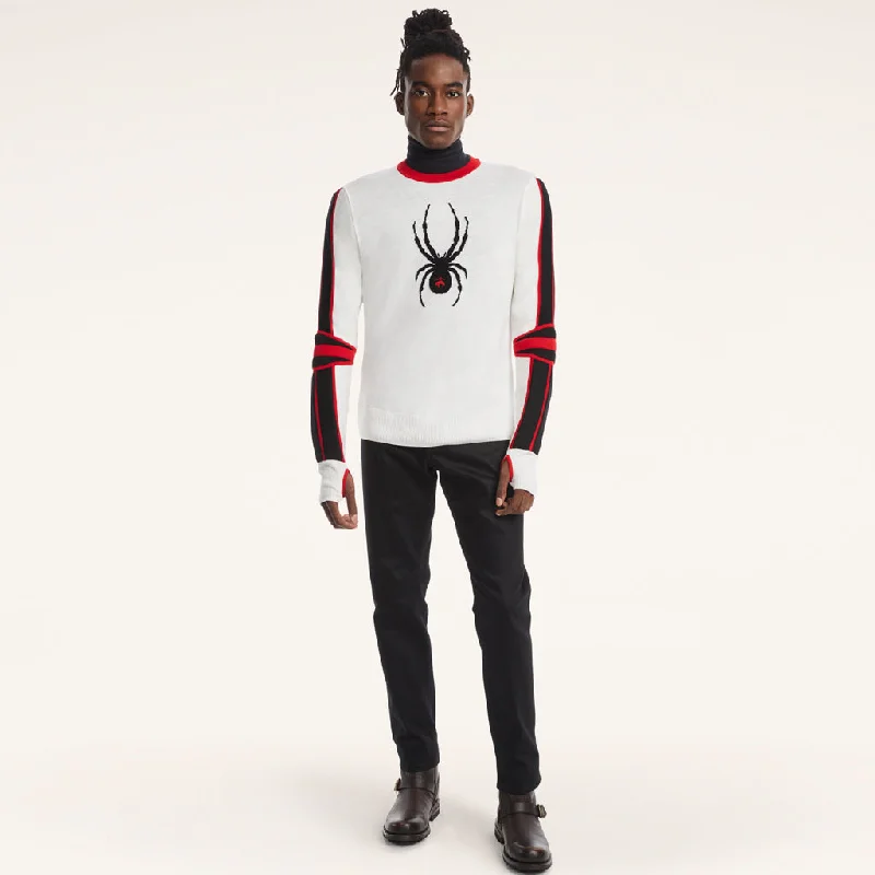 Mens Spyder X Brooks Brothers Crewneck - White Preppy Men's College Preppy Men's College