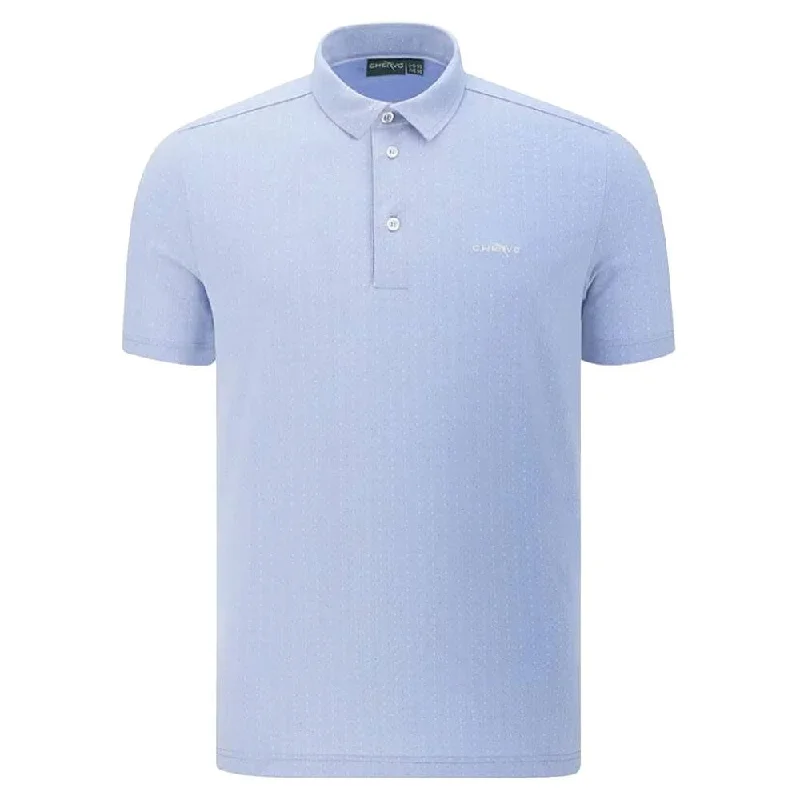 Chervo Alikan Golf Polo Blue/Light Blue - SS22 Stylish Men's Neon Stylish Men's Neon