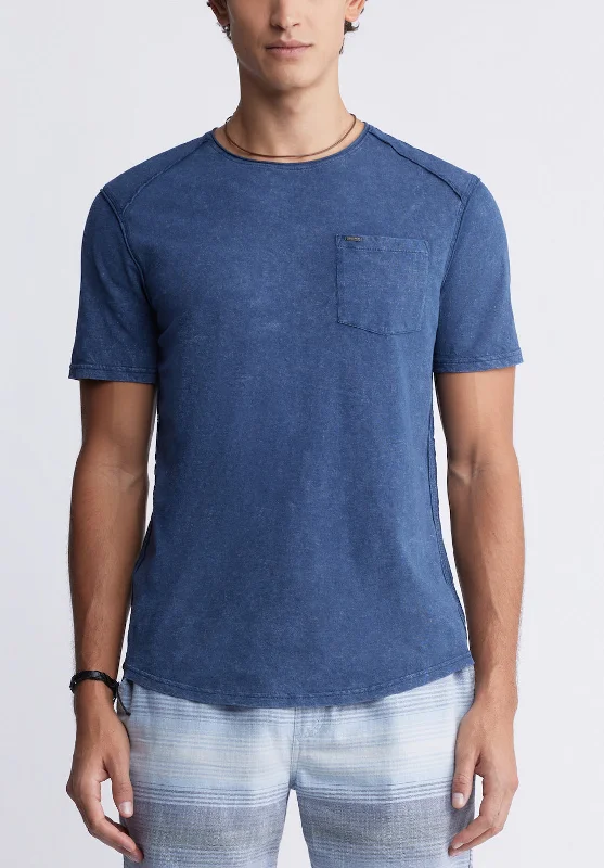 Kamizo Men's Pocket T-shirt in Whale Blue - BM24346 Cool Men's Skate Cool Men's Skate