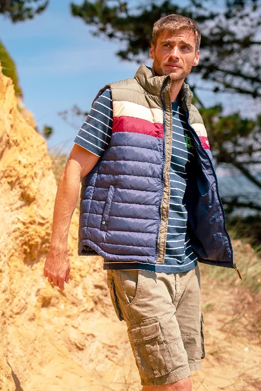 Retro Stripe Gilet Masculine Men's  Masculine Men's 