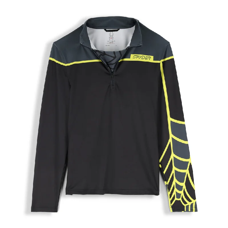 Mens Spirit Of '78 Half Zip - Ebony Citron (2022) Hip Men's Urban Hip Men's Urban