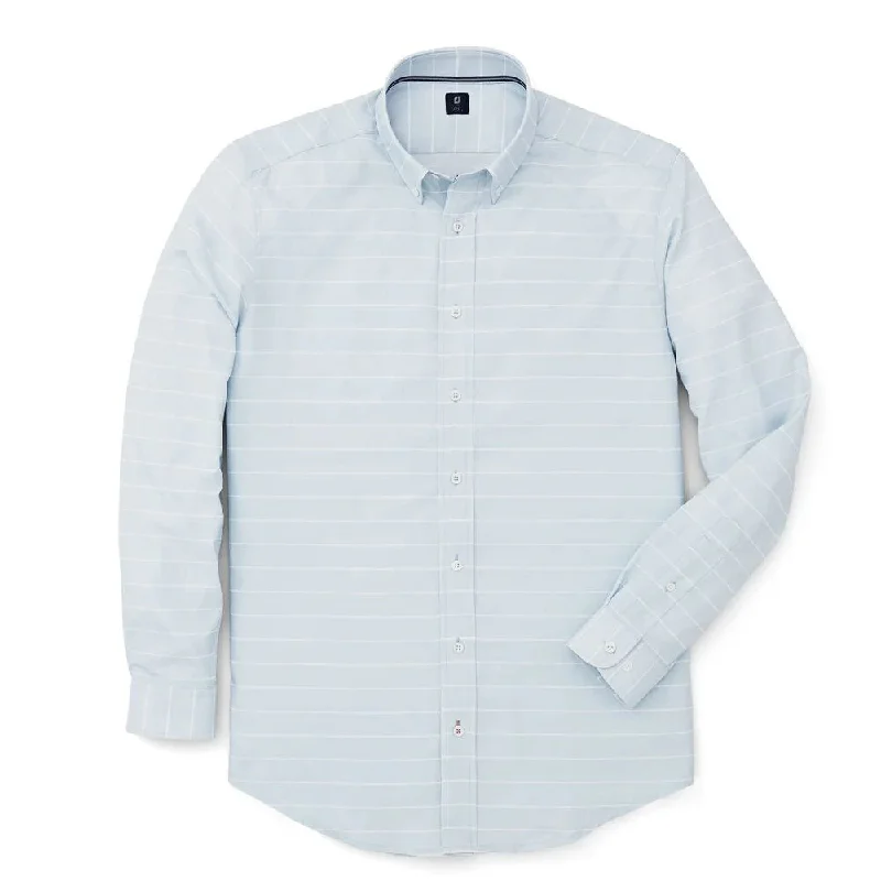 FootJoy Stretch Twill Woven Stripe Golf Shirt 2019 Polished Men's Silk Polished Men's Silk