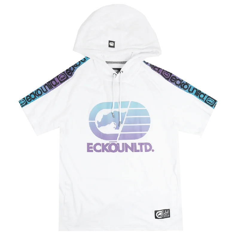 ECKO UNLTD S/S HOODIE SHIRT WHITE - EO31K826 Casual Men's Japanese  Casual Men's Japanese 