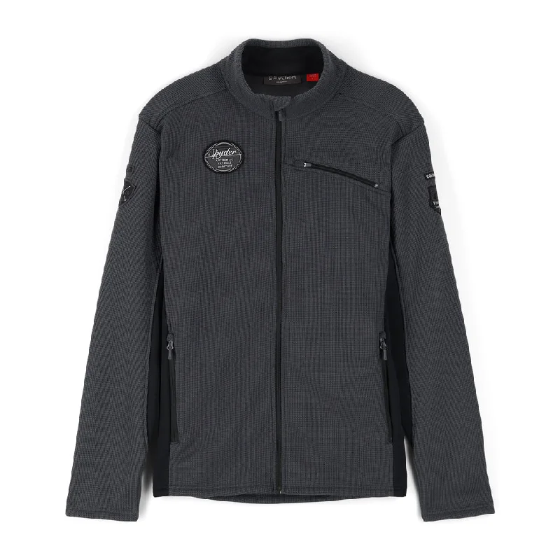 Mens Bandit Wengen Full Zip - Ebony (2022) Sleek Men's Metallic Sleek Men's Metallic