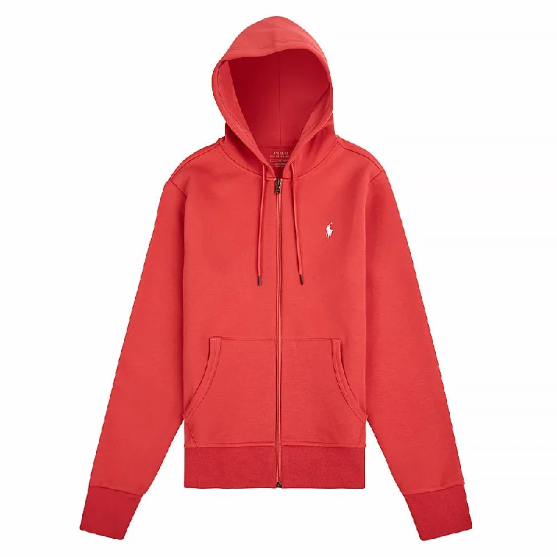 Double-Knit Full Zip Hoodie | Red Artistic Men's Avant Artistic Men's Avant