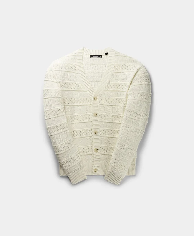 Off White Rajih Cardigan Rugged Men's Outdoor  Rugged Men's Outdoor 