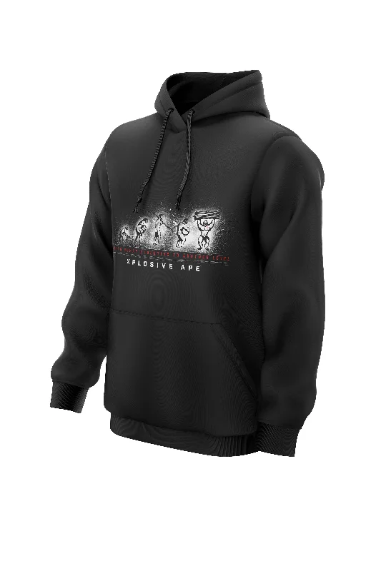 XAPE Evolution Hoodie - Black Refined Men's Velvet Refined Men's Velvet