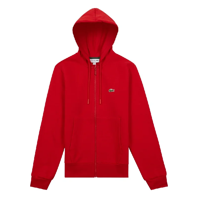 Kangaroo Pocket Hoodie | Red Sporty Men's Tennis Sporty Men's Tennis