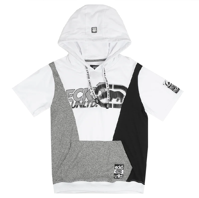 ECKO UNLTD S/S HOODIE SHIRT WHITE - EO12K901 Street Street