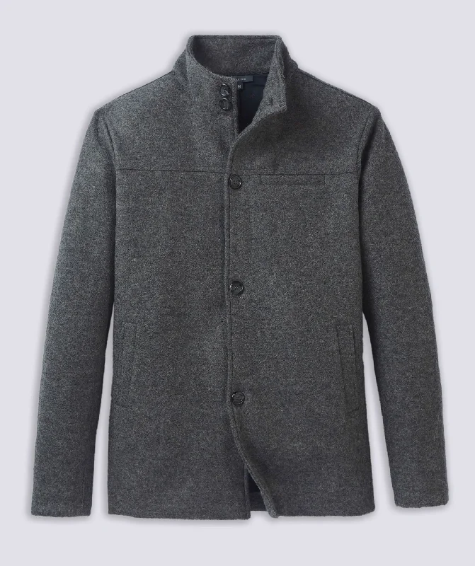 Townsend Felted Wool Peacoat Street Street