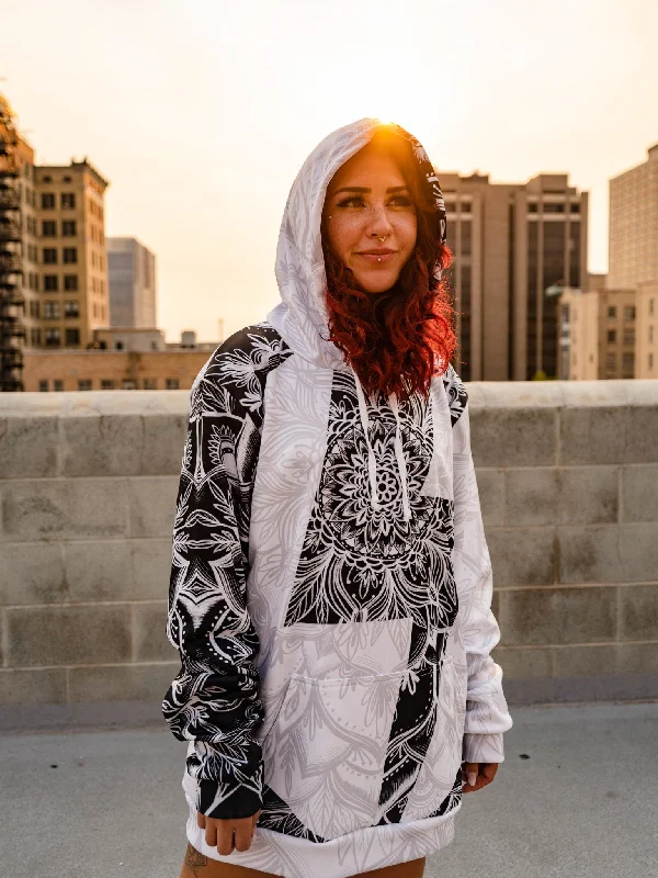 Yin & Yang Mandala Unisex Hoodie Adventure Adventure