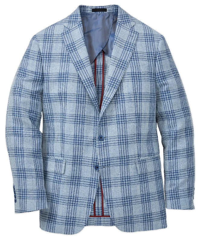 Box Plaid Sport Coat Youthful Men's Anime Youthful Men's Anime