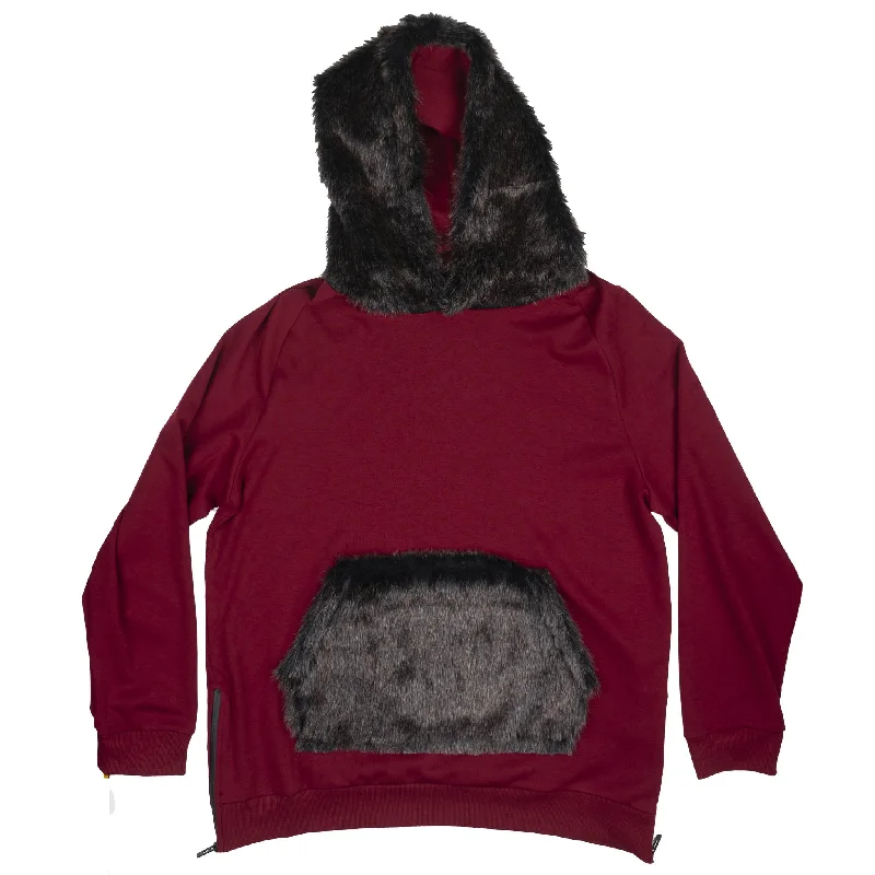 RIFLESSI MENS HOODIE BURGUNDY - MJT-72 Casual Men's Japanese  Casual Men's Japanese 