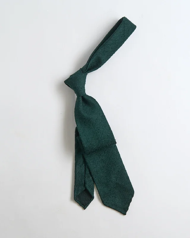 Green Shantung Silk Tie Refined Men's Velvet Refined Men's Velvet