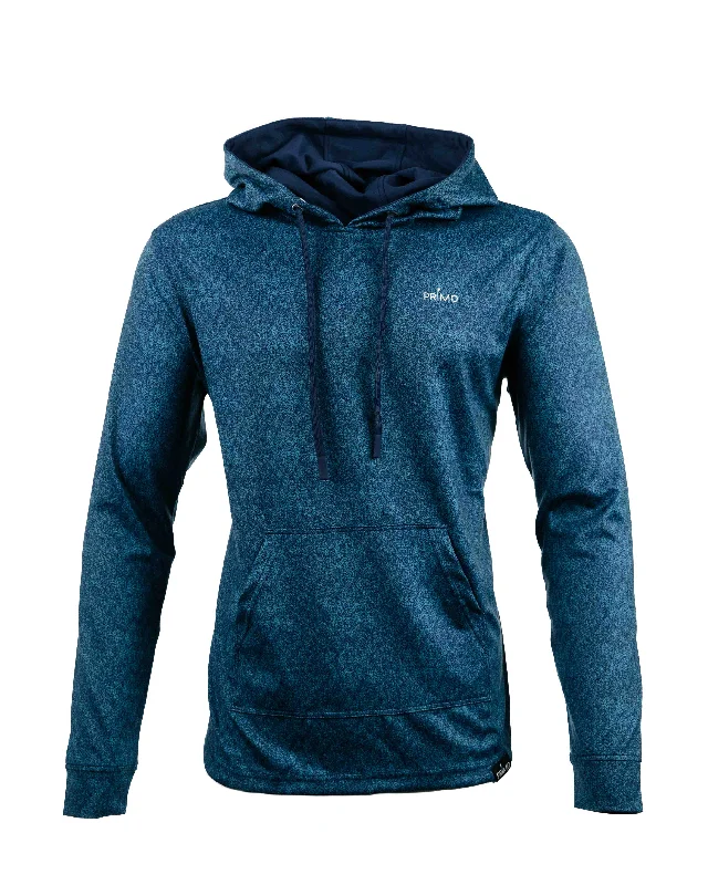 Blue Static Golf Hoodie Refined Men's European Refined Men's European