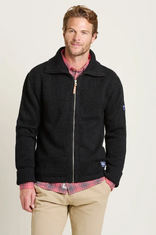 Knitted Zip Through Artistic Men's Avant Artistic Men's Avant