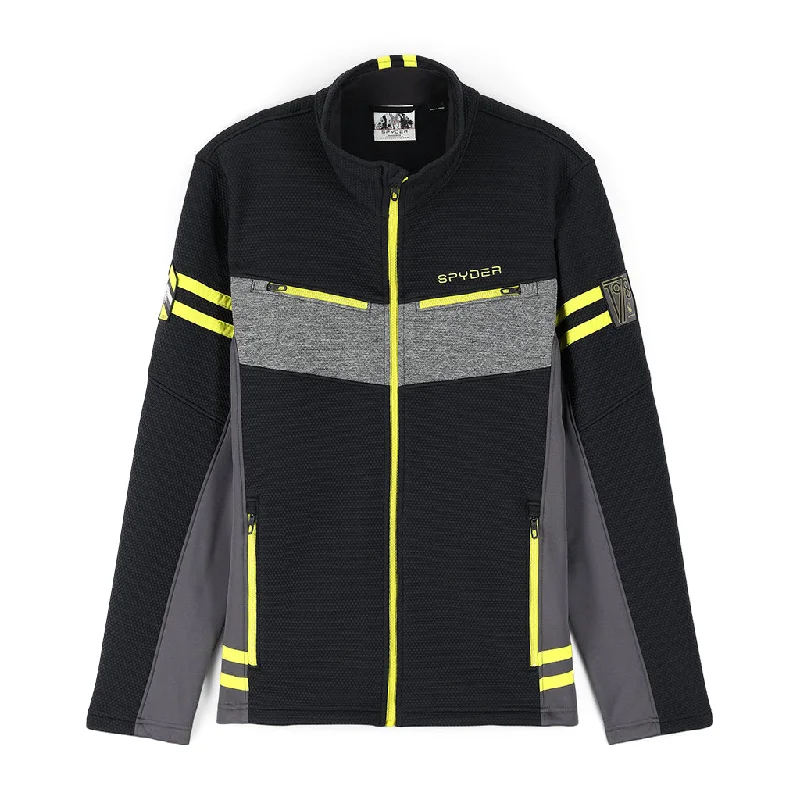 Mens Wengen Encore Full Zip - Black Citron (2022) Earthy Men's Hemp Earthy Men's Hemp